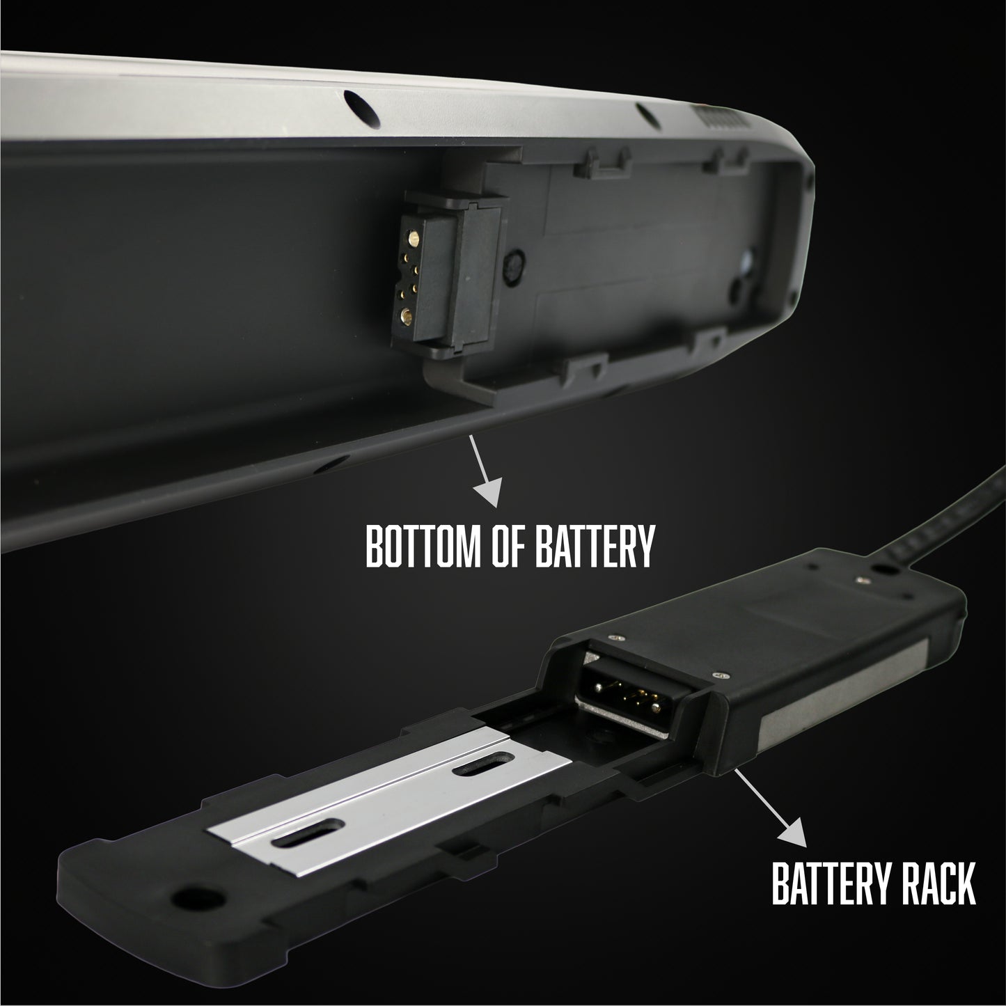 Zyvolt 48V Down-Tube Hardcase Lithium-ion E-bike Battery