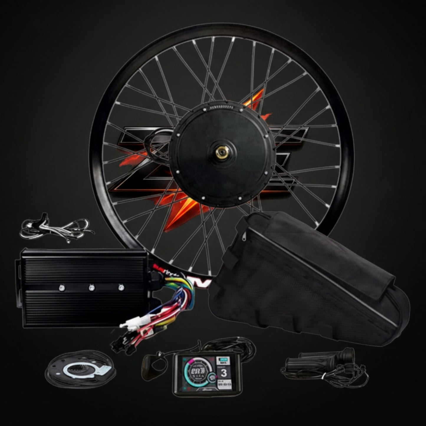Zyvolt 5000W Rear-Wheel Ebike Conversion kit