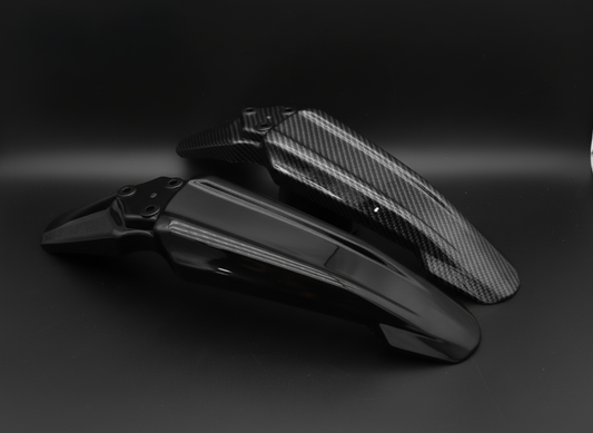 Front Mudguard – Gloss Black / Carbon Fibre