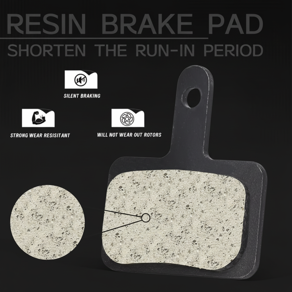 BUCKLOS BRP-01 Disc Brake Pads for Shimano / Tektro / TRP / Promax / Quad
