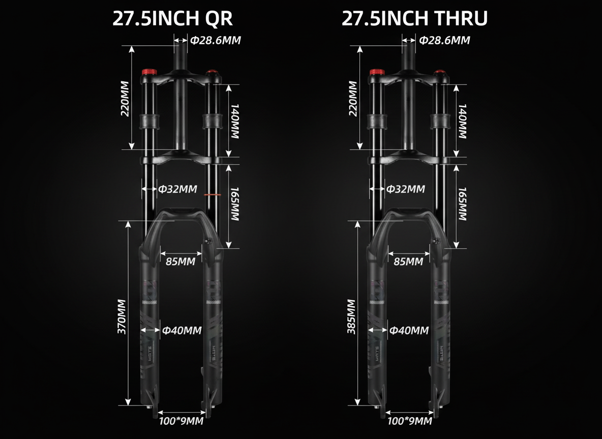 High-Performance MTB Downhill Suspension Fork