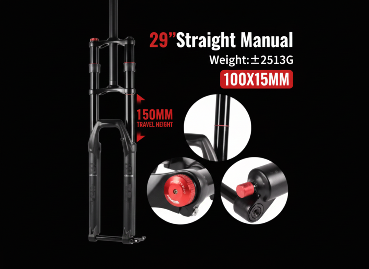 High-Performance MTB Downhill Suspension Fork