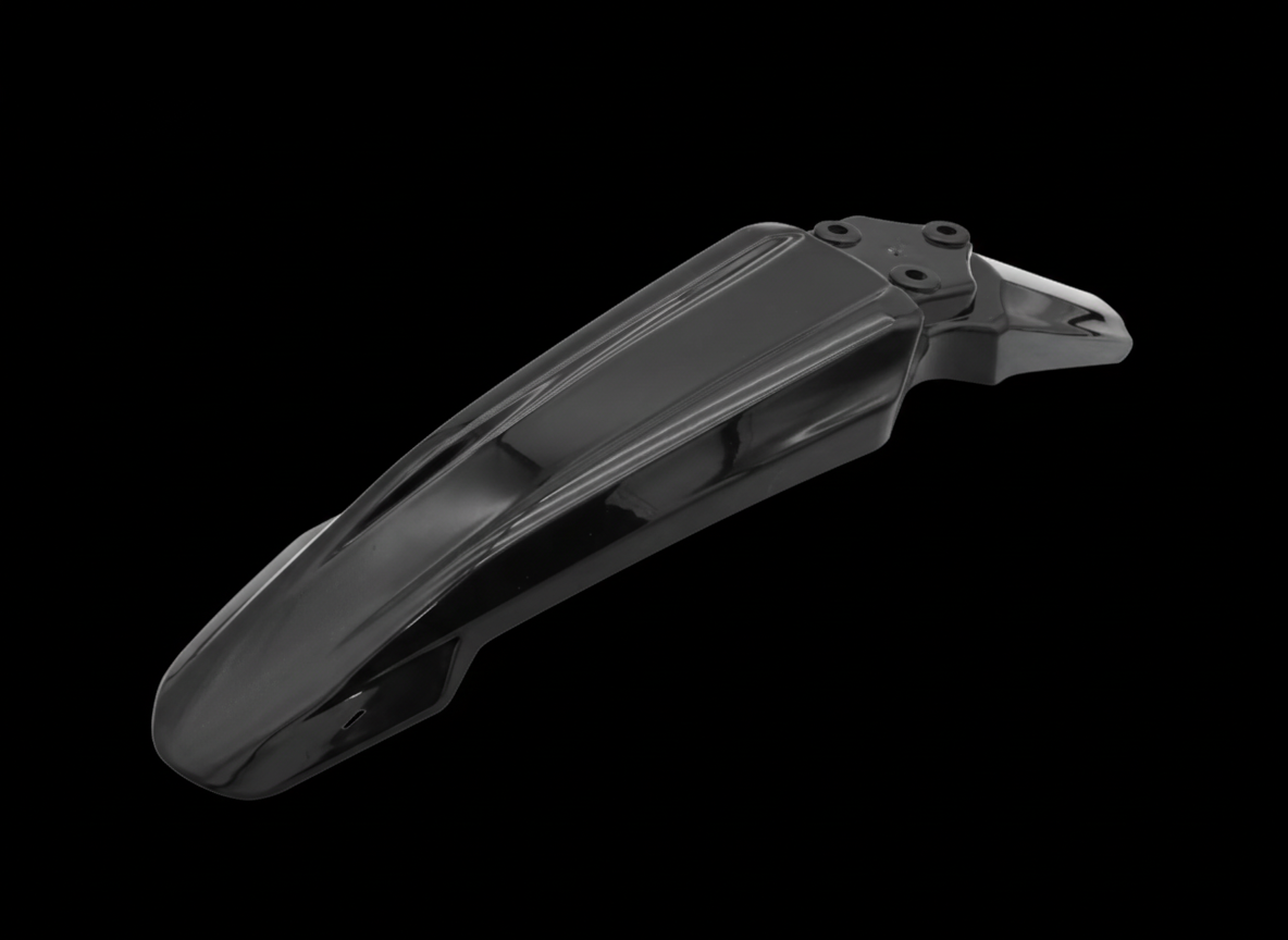 Front Mudguard – Gloss Black / Carbon Fibre