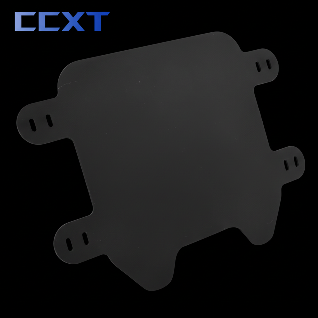 Bike Front Plate – Carbon-Fibre/Glossy Black