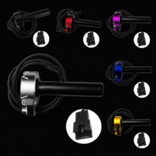 Universal Electric Bike Twist 'Surron' Throttle – 3 Pin Connector