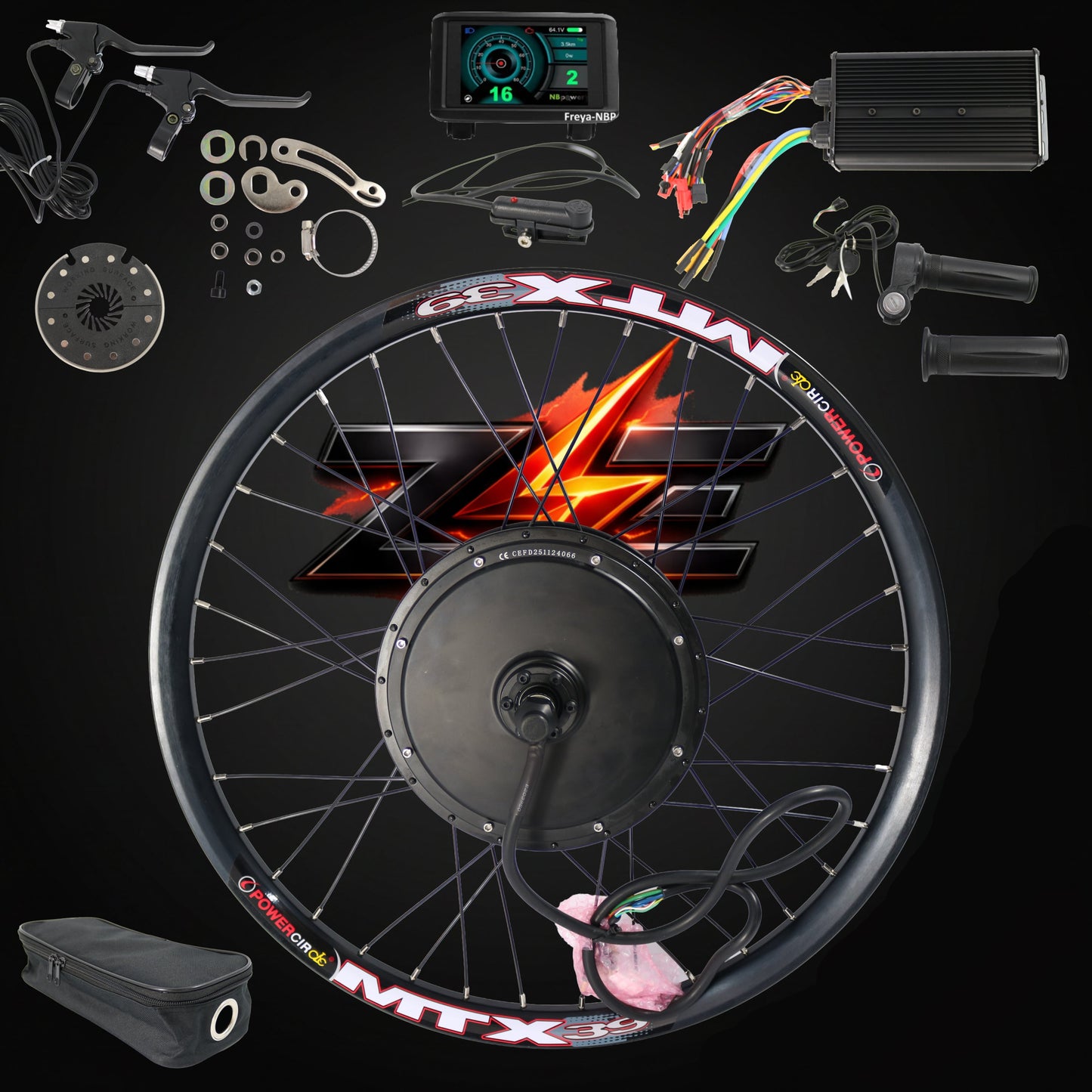 Zyvolt 72V 3000W 60A Hub-Drive Conversion Kit