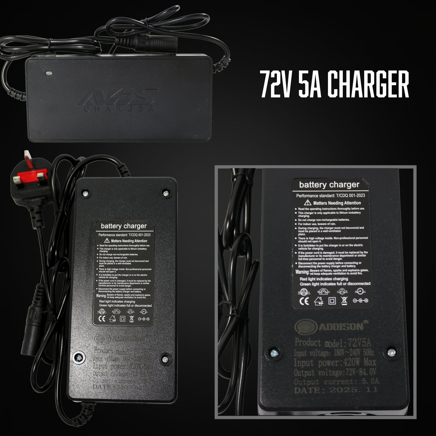 Zyvolt 72V 20Ah Lithium-Ion Soft-case Triangle E-Bike Battery