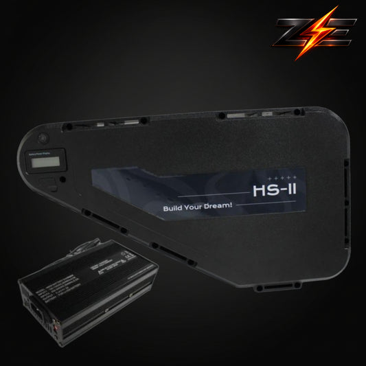 Zyvolt 72V 20Ah Lithium-Ion Triangle Hard-Case E-bike Battery