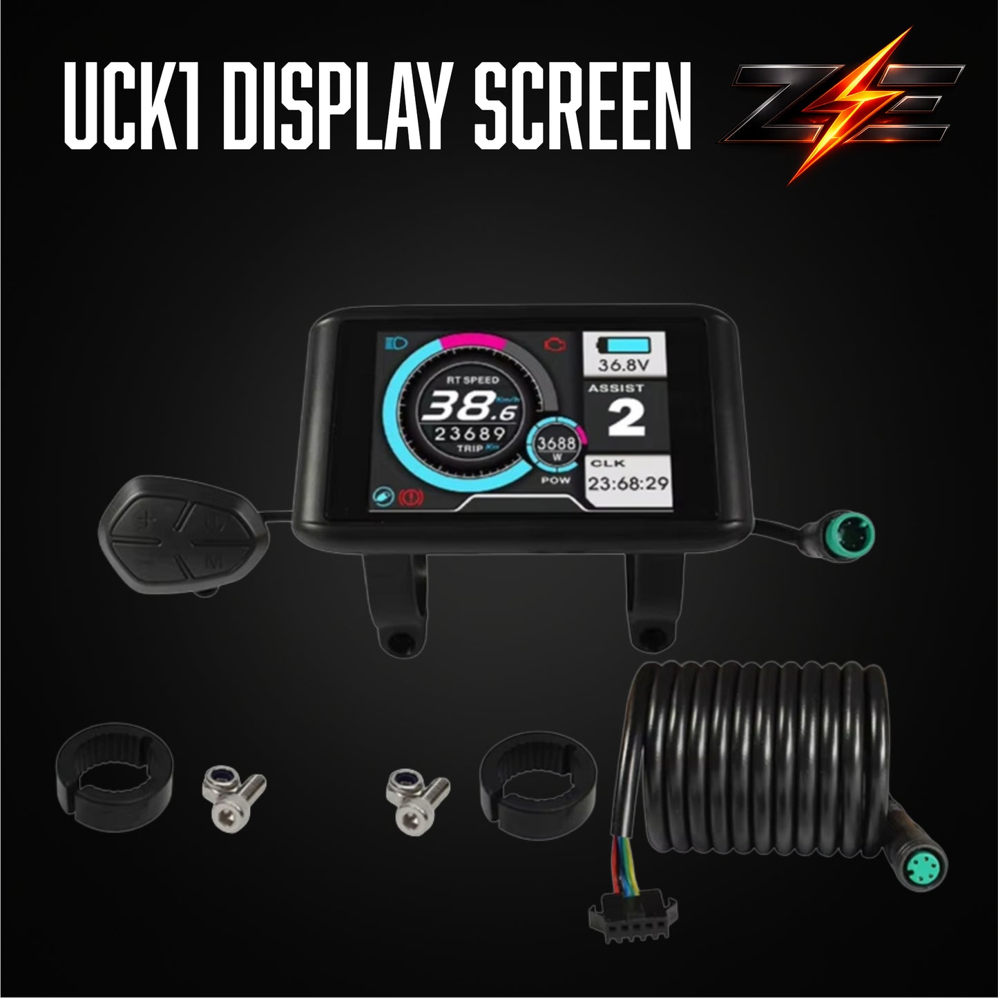 2000W Rear Wheel Conversion Kit With 52V Triangle Lithium-ion Battery