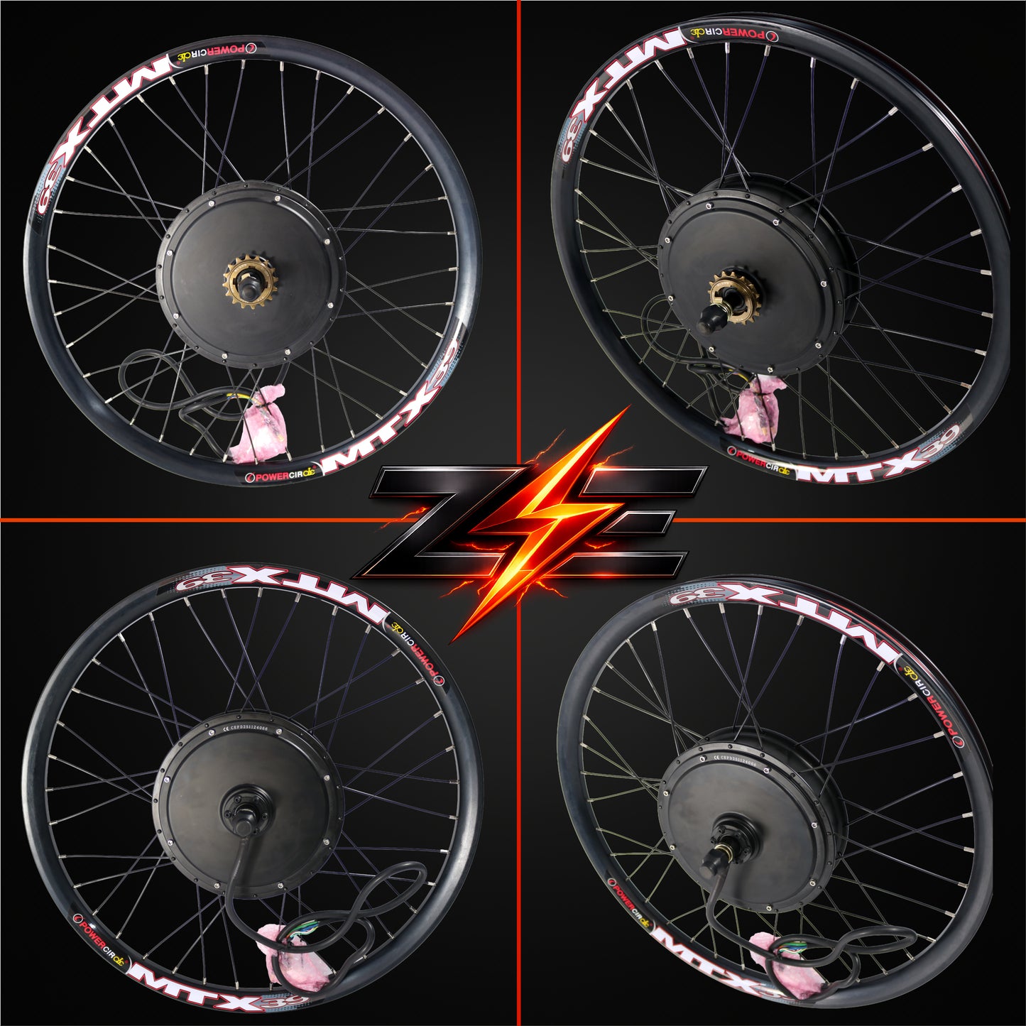 Zyvolt 72V 3000W 60A Hub-Drive Conversion Kit